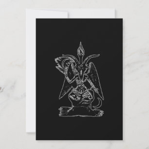 Baphomet Goat Satan Black Magic Lucifer Occult Spara Datumet