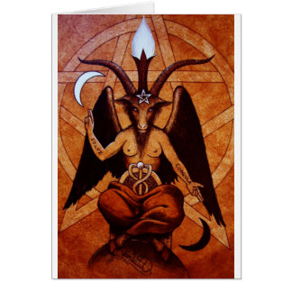 baphomet hälsningskort