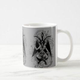 Baphomet: horned gud av häxor och witchcraft, kaffemugg