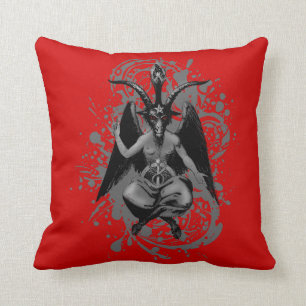 Baphomet: horned gud av häxor och witchcraft, kudde