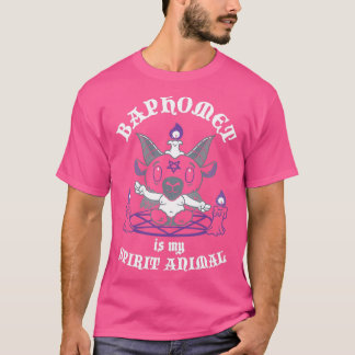 Baphomet is My Spirit Animal Occult Creepy Cute T Shirt