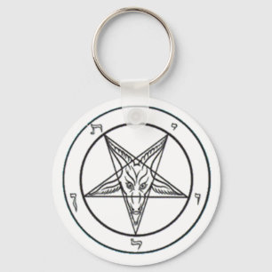 Baphomet Keychain Nyckelring