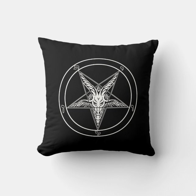Baphomet kudder gammal stil kudde (Framsida)