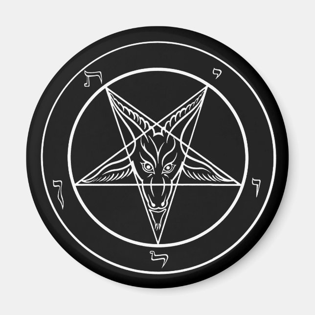 Baphomet magnet (Framsidan)