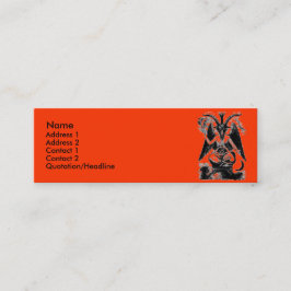 Baphomet Mini Visitkort