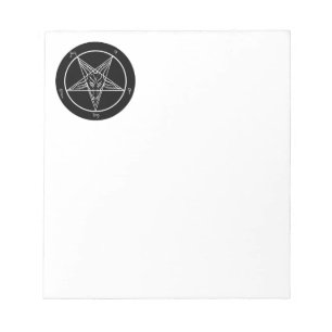 Baphomet Note Pad Anteckningsblock