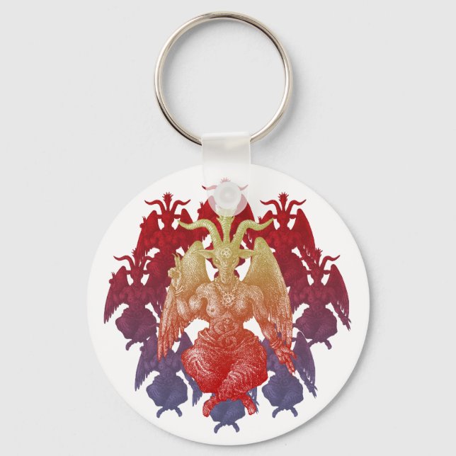 baphomet nyckelring (Framsida)