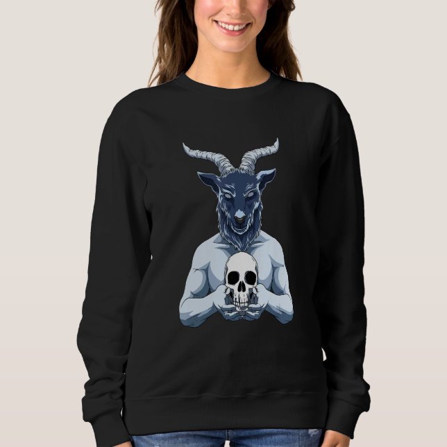 Baphomet och skal t shirt (Framsida)