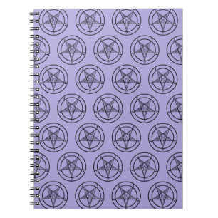 Baphomet Pentagram Satanic Anteckningsbok