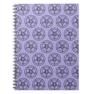 Baphomet Pentagram Satanic Anteckningsbok