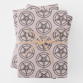 Baphomet Pentagram Satanic Wrapping Pappra Lakan