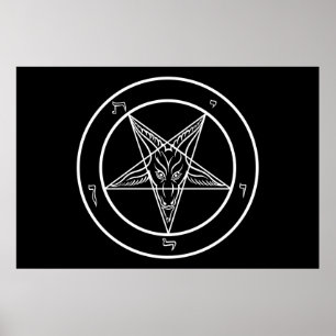Baphomet Poster enorma 60-tumsbredder