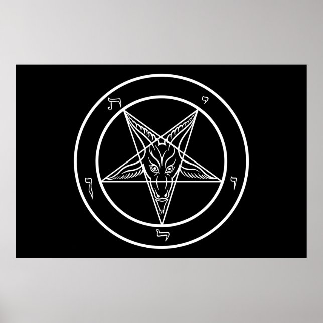 Baphomet Poster enorma 60-tumsbredder (Framsidan)