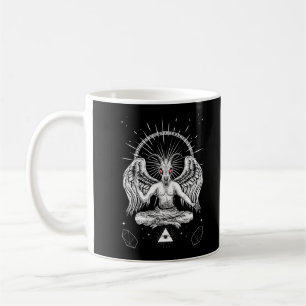 Baphomet Satanic Goat Vingar Djävulen Goth Kaffemugg