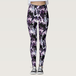 Baphomet Satanic Gothic Djävulen Leggings