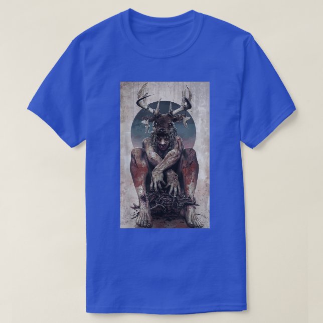 Baphomet Satanist Goat Satanic Dark Art Evil 666  T Shirt (Design framsida)
