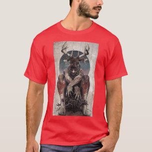 Baphomet Satanist Goat Satanic Mörk Art Evil 666 T Shirt