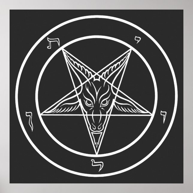 Baphomet Sigil CoS 61cm Poster (Framsidan)