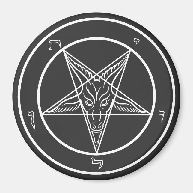 Baphomet sigill CoS Magnet (Framsidan)