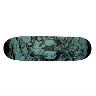Baphomet skridskodäck old school skateboard bräda 21,6 cm