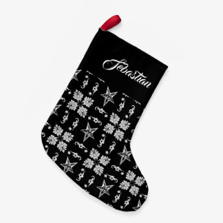 Baphomet Stars Gothic Jul Stocking Liten Julstrumpa