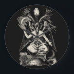 Baphomet Stor Klocka<br><div class="desc">Baphomet - för mörkens bakgrund. Repro-Version av Bela Manson. Ursprunglig av Éliphas Lévi,  19. Century.</div>