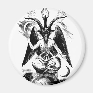 Baphomet (svart) magnet