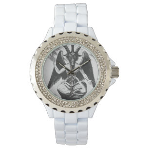Baphomet svart/vit (gammal stil) armbandsur