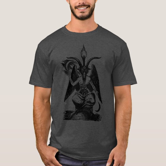 Baphomet T-tröja T Shirt (Framsida)