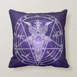 Baphomet tänder den utan laga kraft energisvarten kudde