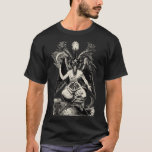 Baphomet Tee Shirt<br><div class="desc">Baphomet – for dark Shirts. Repro-Version by Bela Manson. Original by Éliphas Lévi,   19. Century.</div>