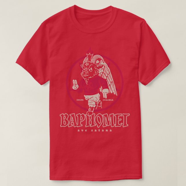 Baphomet TShirt T Shirt (Design framsida)