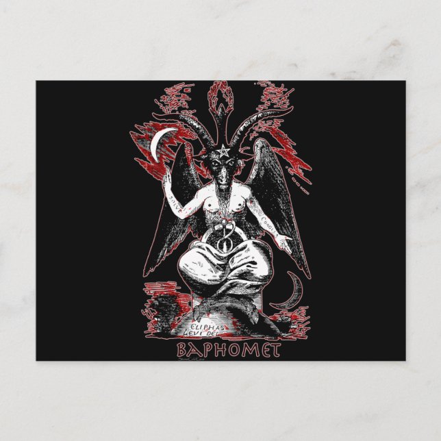 Baphomet Vykort (Framsida)