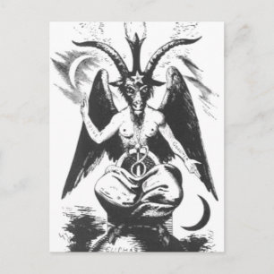 Baphomet Vykort