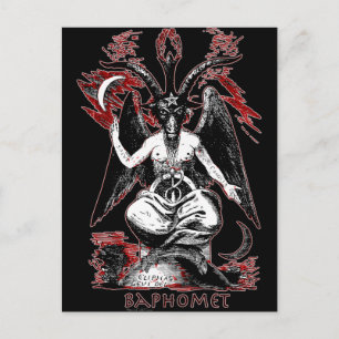 Baphomet Vykort