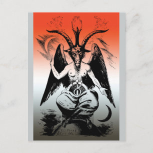 Baphomet Vykort