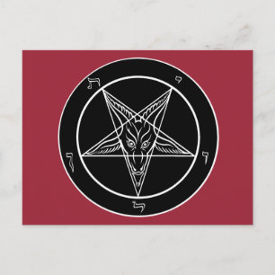 Baphomet vykort