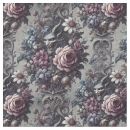 Baphomets Bouquet - Gothic Classic Tile Tyg