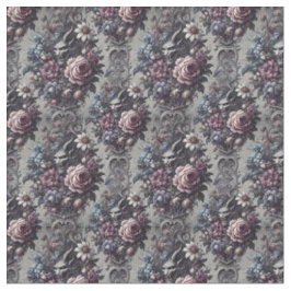 Baphomets Bouquet - Gothic Dense Tile Tyg
