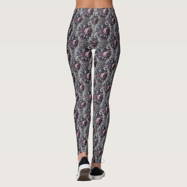 Baphomets Bouquet - Gothic in Delirium Leggings (Baksida)
