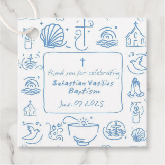 Bapstim Baby Bog Märkre Gåvor Etiketter