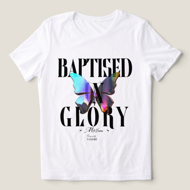 Baptised In Glory Women's  T Shirt (Design Framsida)