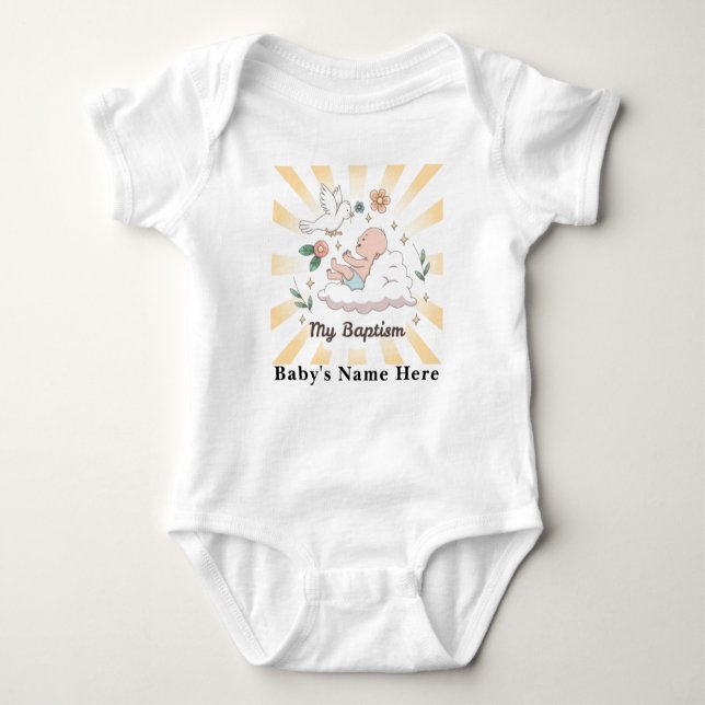 Baptism anpassningsbar t shirt (Framsida)