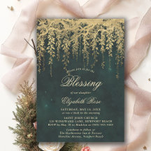 Baptism Blessing Enchanted Garden Fairytale Vines