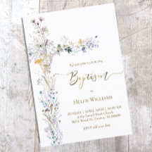 Baptism blommigt kor