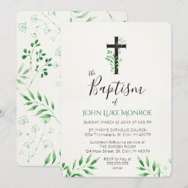 Baptism - botanisk inbjudan