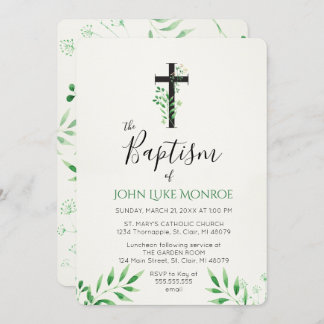 Baptism - botanisk inbjudan