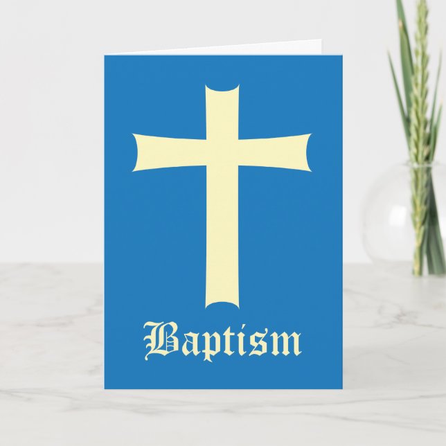 Baptism Boy Kort (Framsida)