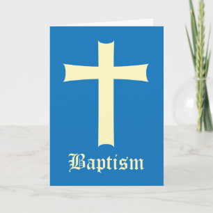 Baptism Boy Kort