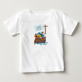 Baptism Boy Noahs Ark, Cute Animals Personlig T Shirt
